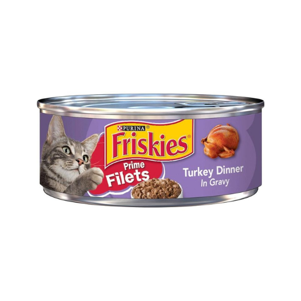 Friskies Prime Fillets Turkey Dinner in Gravy Friskies Prime Fillets Turkey Dinner in Gravy